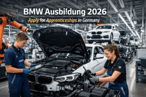 BMW Ausbildung 2026 apprentices working in BMW factory Germany