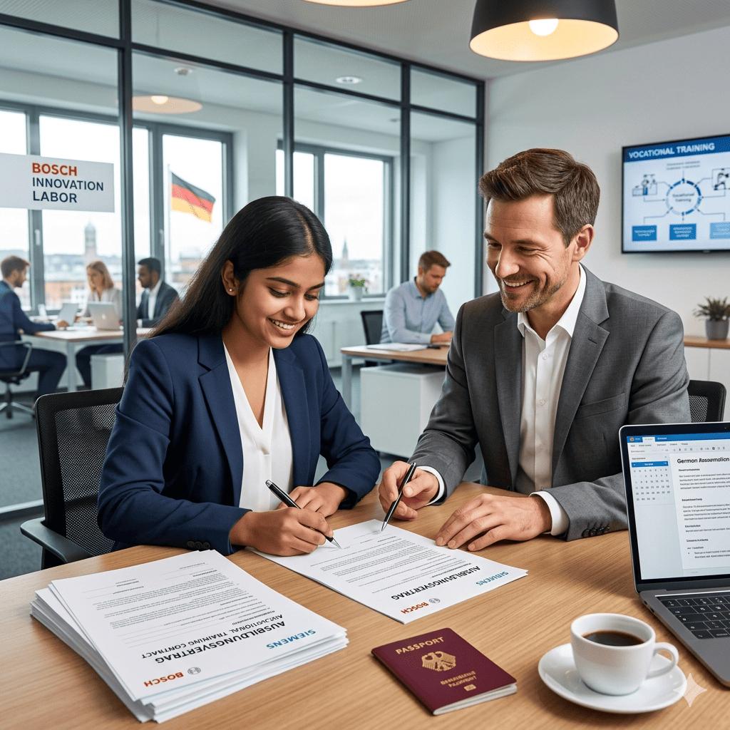 ausbildung contract for ausbildung visa requirements
