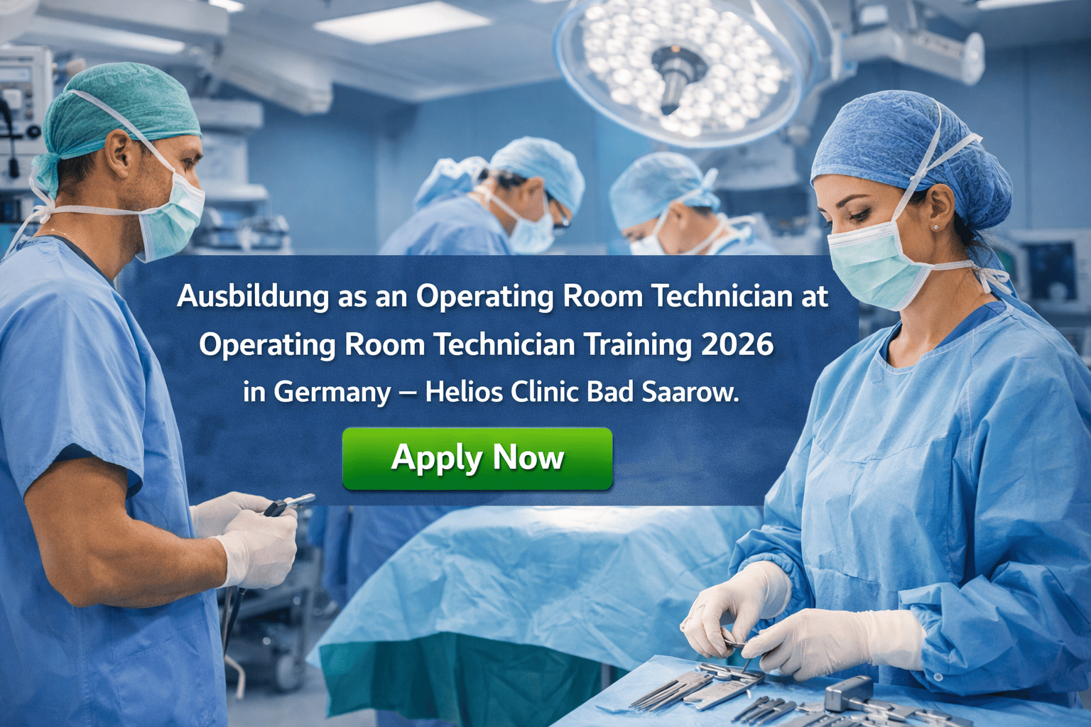 ausbildung operating room technician
