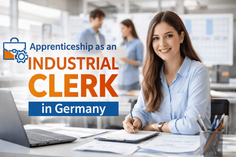 apprenticeship as an industrial clerk in germany