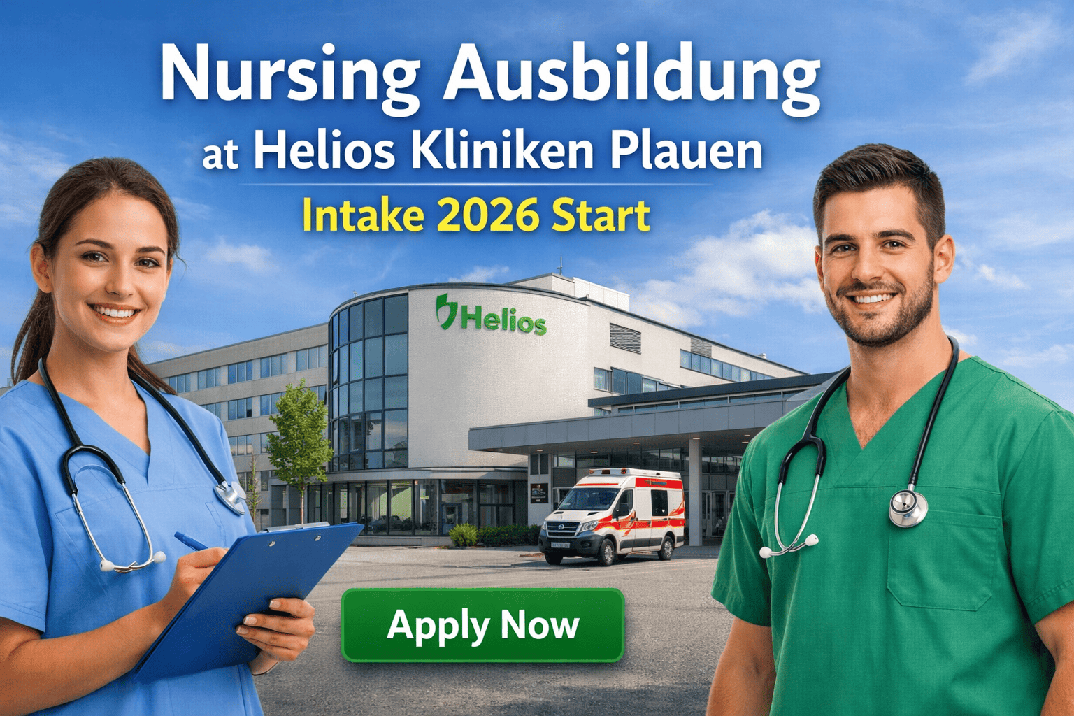 nursing ausbildung at helios kiliniken plauen