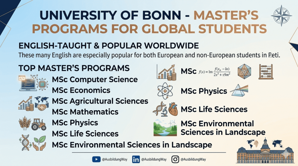 Master’s programs at the University of Bonn for global students