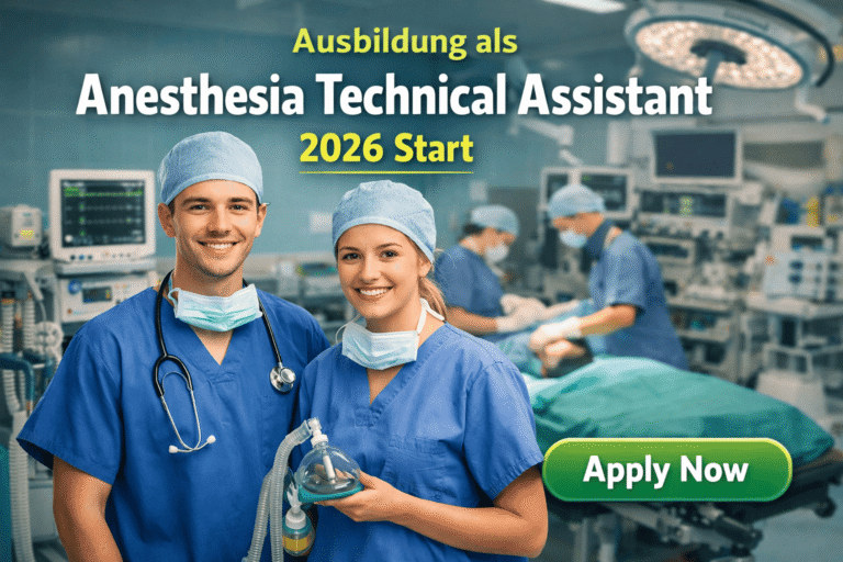 Anesthesia Technical Assistant Ausbildung in Germany at Helios Duisburg