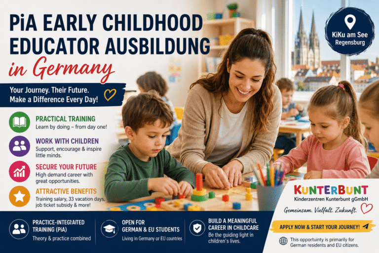 pia early childhood educator ausbildung germany