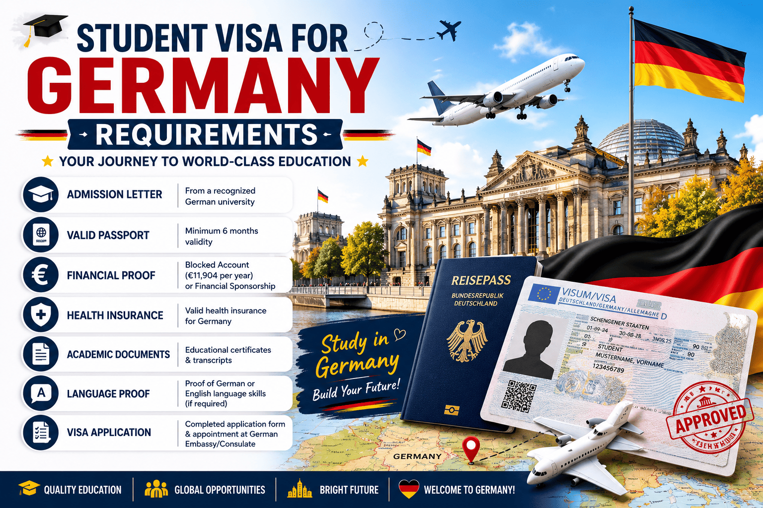 student visa for germany requirements